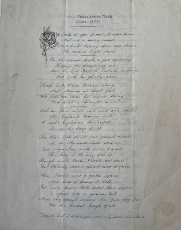 Scene- Knavesmire, York.