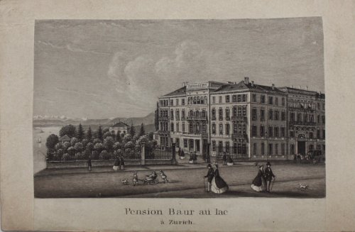 Pension Baur au Lac. [Propriétaire J. Baur]