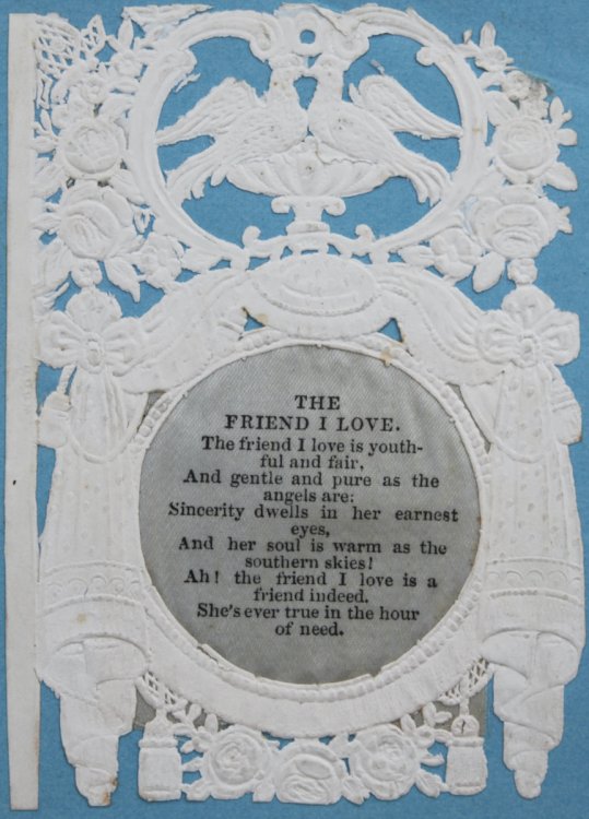 Poem “The Friend I love.”