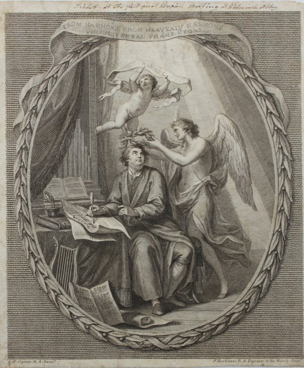 George Frederic Handel, after Giovanni Battista Cipriani.
