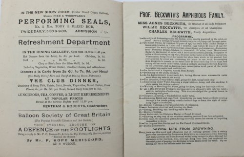 Programme and Complete Arrangements for the Day. Friday, March 13th, 1885.