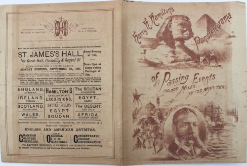 Harry H. Hamilton&rsquo;s Passing Events. Sudan Incidents, and Entire Campaign of the Late War in Egypt. At St. James&rsquo;s Hall, the Great Hall, Piccadilly and Regent Street.