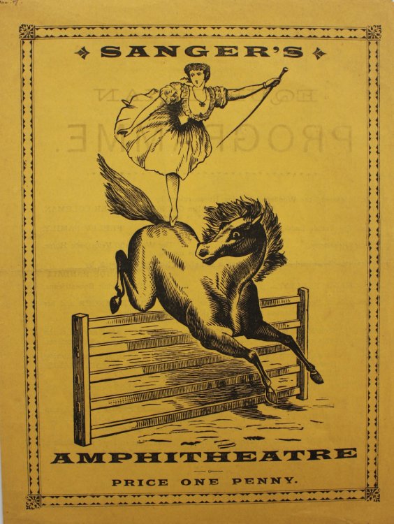 Equestrian Programme. [and] Cinderella; or the Little Glass Slipper, fun, frolic, and fancy & harlequin Old Father Christmas.