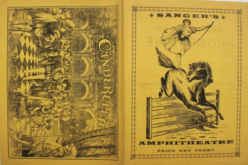 Equestrian Programme. [and] Cinderella; or the Little Glass Slipper, fun, frolic, and fancy & harlequin Old Father Christmas.