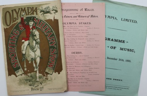 Sporting and Military Show. December 26th & 27th 1895.