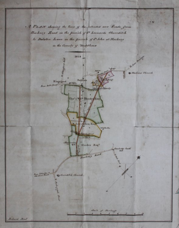 A Valuable Archive containing a series of maps and documents charting the development of a particular London Estate.