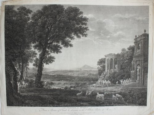 The Temple of Apollo. From a Picture of Claude le Lorrain in the Altieri Palace at Rome.