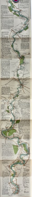 The Oarsman’s and Angler’s Map of the River Thames, From The Source to London Bridge. Scale One Inch to a Mile. With Notes on Punting.