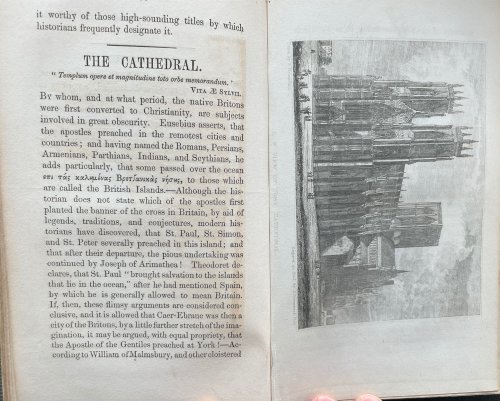 The Strangers’ Guide Through the City of York and Its Cathedral. Illustrated with a plan of the city and wood engravings. The whole compiled from original and authentic documents.