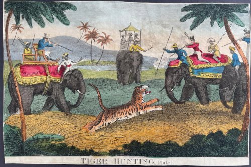 Tiger Hunting. Plate 1.