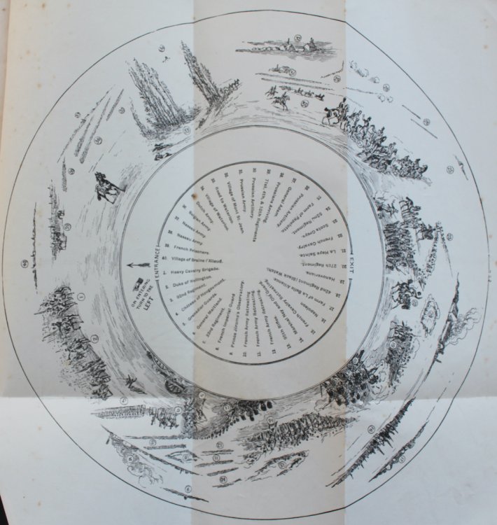 Great National Panorama of the Battle of Waterloo, Ashley Place, Victoria Street, London, S.W. Pained by Chevalier Philip Fleischer. Description with Plan of the Panorama.