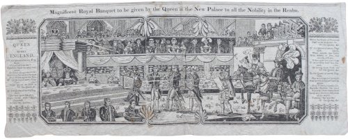 Magnificent Royal Banquet to be given by Queen Victoria at the New Palace to all the Nobility in the Realm.