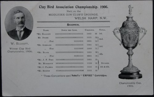 Image for Championship, 1906. Held on the Middlesex Gun Club’s Grounds, Welsh Harp, N.W. Championship, 1906. Held on the Middlesex Gun Club’s Grounds, Welsh Harp, N.W.