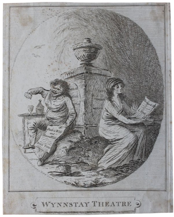 Ticket. [after William Bunbury, etched by James Bretherton]
