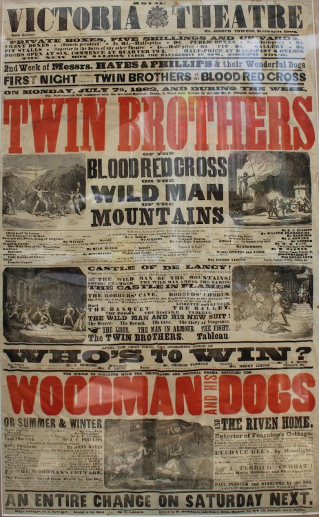 Twin Brothers of the Blood Red Cross, or the Wild Man of the Mountains. [and] A Woodman and His Dogs.