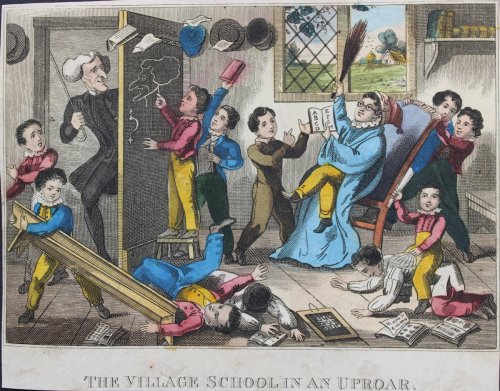 The Village School in an Uproar.