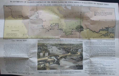 Ordnance Map and Tourists’ Table of the Thames. For the Angler, Tourist, and Boating Man. [slipcase title]
