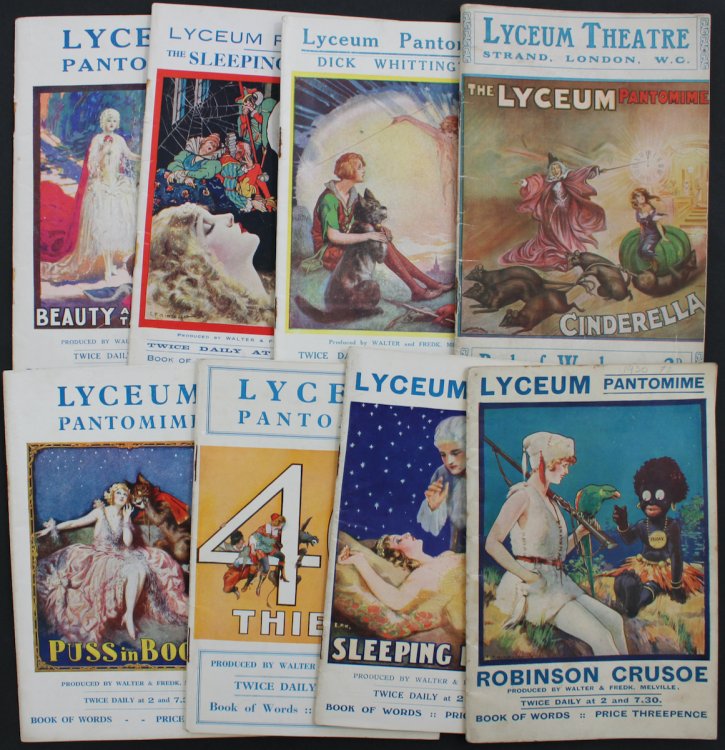 Books of Words for Pantomimes.