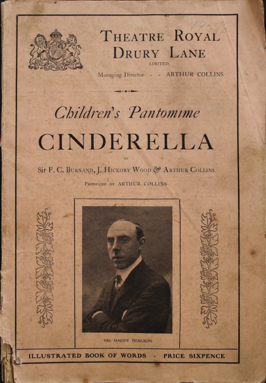 Children’s Pantomime Cinderella. Illustrated Book of Words.