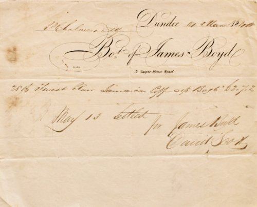 James Boyd, 3 Sugar-House Wynd, Dundee.