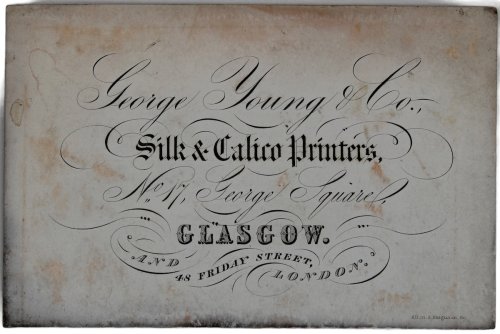 Image for Silk & Calico Printers, No. 17 George Square, Glasgow and 48 Friday Street, London. Silk & Calico Printers, No. 17 George Square, Glasgow and 48 Friday Street, London.