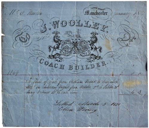 Coach Builder, Lever Street, Manchester.