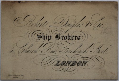 Image for Ship Brokers. 4 Church Row, Fenchurch Street, London. Ship Brokers. 4 Church Row, Fenchurch Street, London.