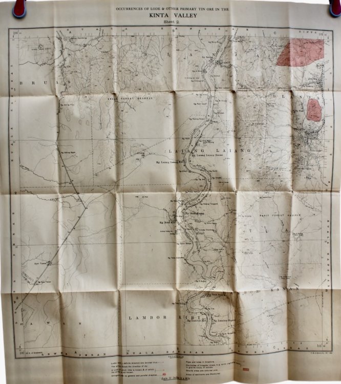 Occurrences of Lode & Other Primary Tin Ore in the Kinta Valley. Sheet 2.
