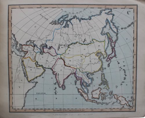 [A Series of Maps: Map of the World; plus a fictional map, Europe, Asia, Africa, North America, South America, Scotland, England and Ireland.] to accompany William Butler’s Geographical and Biographical Exercises, designed for the use of young ladies.