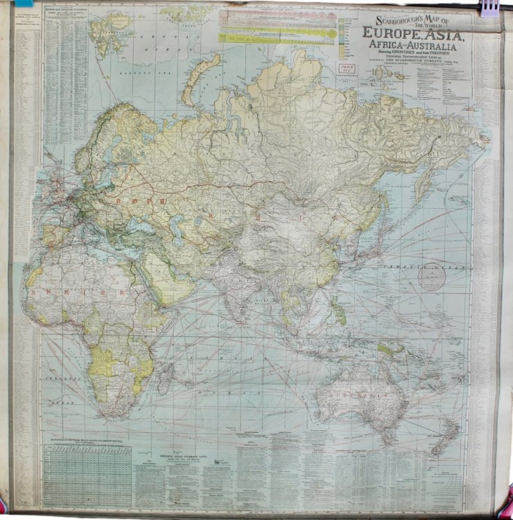 Scarborough’s Map of the World: North and South America [and] Europe Asia, Africa and Australia.
