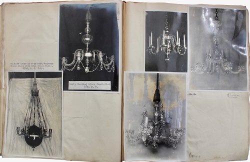 Office Copy Price List and Catalogue of Glass Chandeliers, Wall Lights and Candlesticks [and illuminated mirrors]