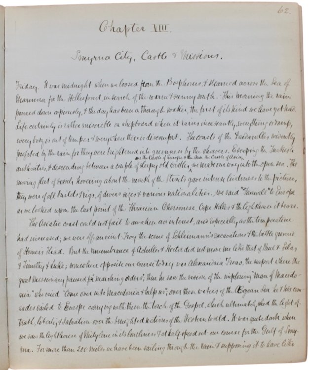 A Yachting Cruise Round the World on the SS Ceylon. 1881-2.