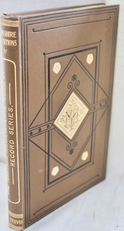 Record Series Vol. XXXVII. Yorkshire Inquisitions. Vol. IV. edited by William Brown.