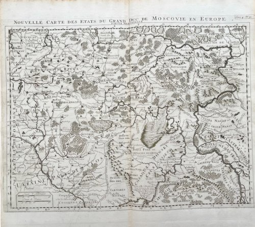 Nouvelle carte des Etats du Grand Duc de Moscovie en Europe. Partie Meriodonale.