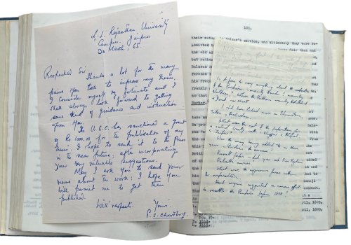 British Policy Towards the Pathans and the Pindaris in Central india, 1805 - 1818. A Thesis submitted for the degree of Doctor of Philosophy in the University of London.