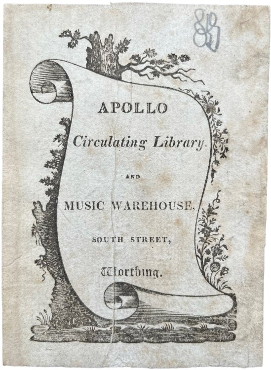 Apollo Circulating Library and Music Warehouse, South Street, Worthing.