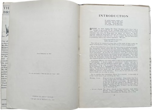 The King&rsquo;s Breakfast. Music by H. Fraser-Simson; Decorations by E.H. Shepard.