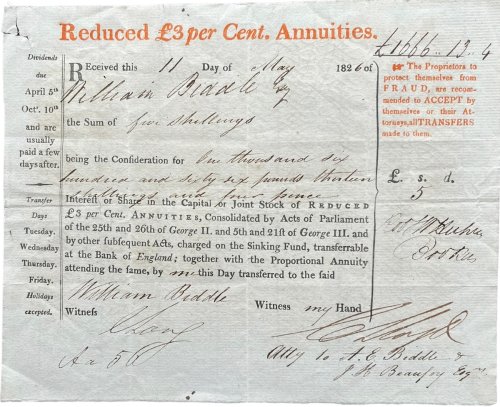 Reduced &pound;3 per cent. Annuities.