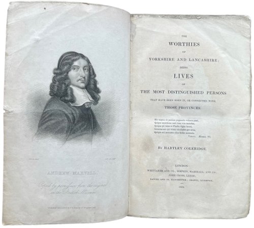 The Worthies of Yorkshire and Lancashire; being Lives of the most distinguished persons that have been born in, or connected with, those provinces.