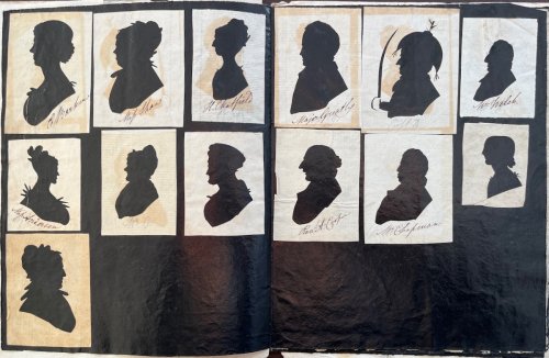 An Album of 38 portrait silhouettes.