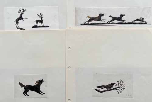8 Sheets of Mounted Silhouettes.