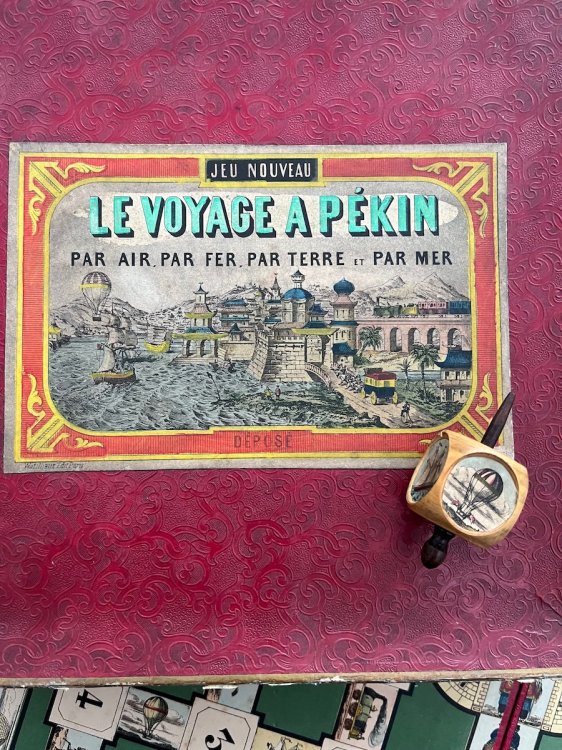 Le Voyage a P&eacute;kin; Par Air, Par Fer, Par Terre et Par Mer.