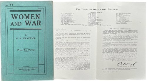 Women and War.