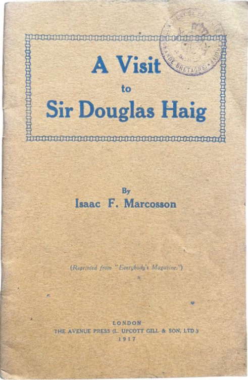 A Visit to Sir Douglas Haig.