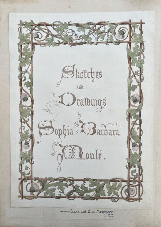 Sketches. [spine title]