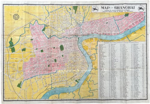 Map of Shanghai. [Foreign Traveller’s Guide]