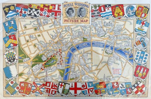 The Royal Wedding. The Daily Telegraph Picture Map of the Route.