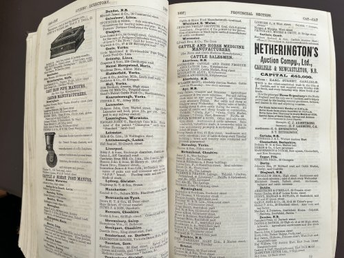 Stubbs’ Directory (Almanac D’Addresses, Stubbs). Manufacturers, Merchant Shippers and Professional for Great Britain, Ireland, and the Continent.