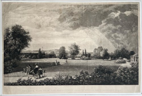 The Back View From the Residence of Joseph Wilson, Esqre. Highbury Hill.