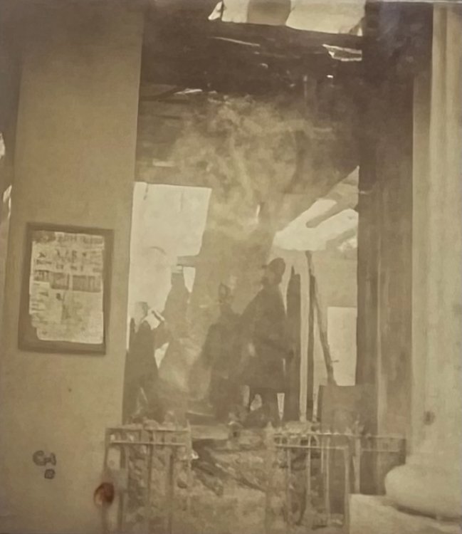 Her Majesty’s Theatre Destroyed by Fire.